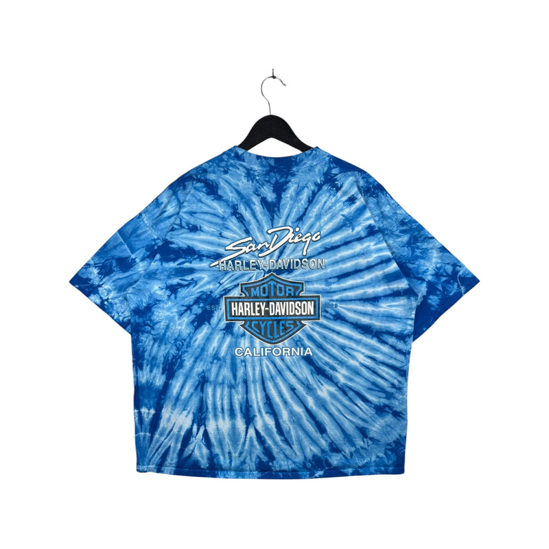 Vintage Harley Davidson San Diego California Tie Dye T-Shirt