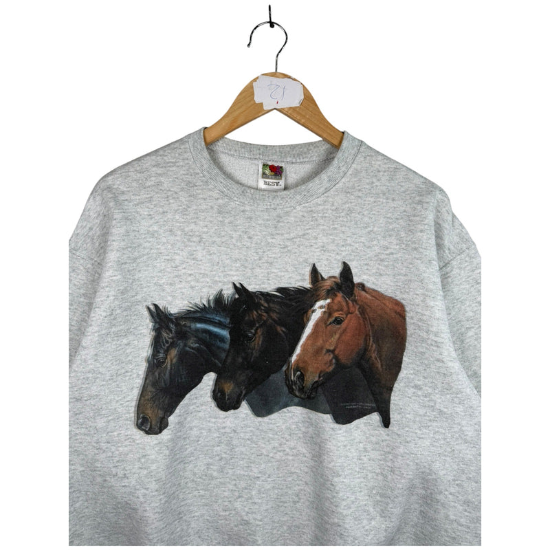 Vintage Horse Trio Crewneck