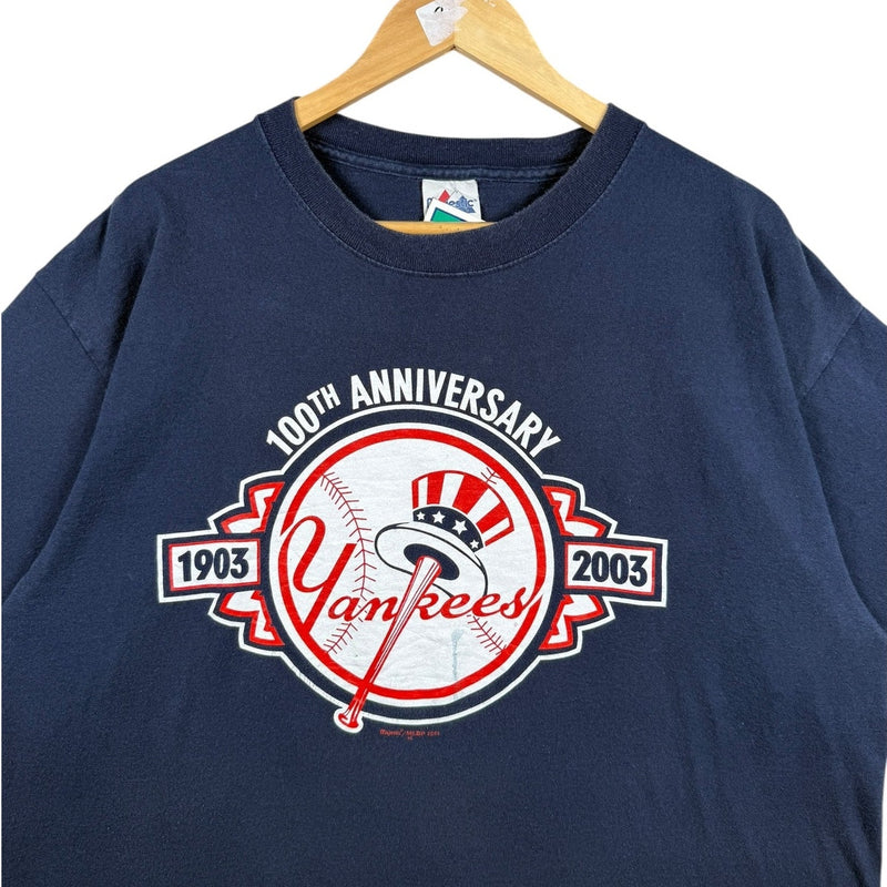 Vintage Majestic New York Yankees 100th Anniversary MLB T-Shirt