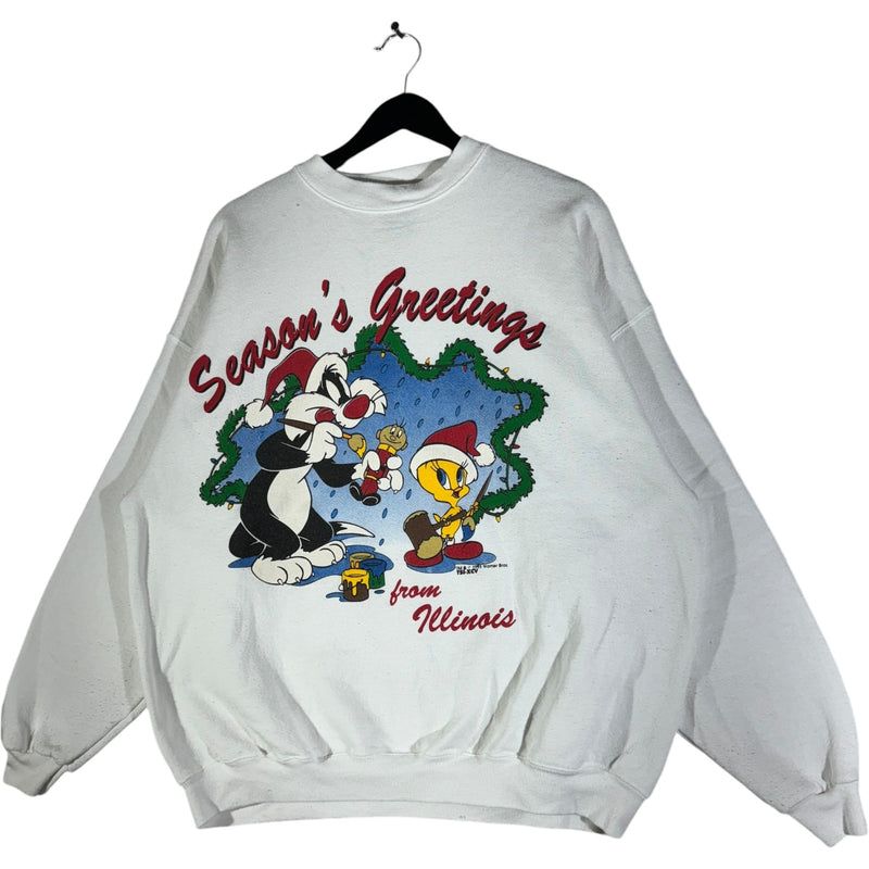 Vintage Looney Tunes Illinois Christmas Crewneck