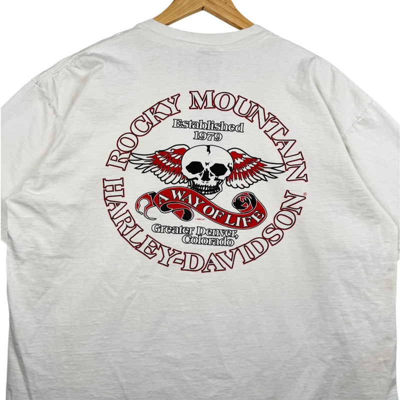Vintage Harley Davidson Rocky Mountain Colorado T-Shirt