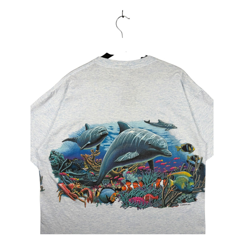 Vintage Habitat XCV Dolphin Under The Sea T-Shirt