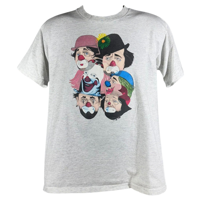 Vintage Salem Sportswear Clown Faces Art Tee