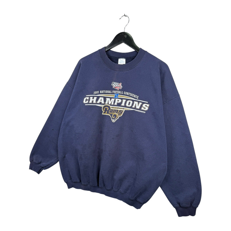 Vintage St. Louis Rams NFL 2001 Champions Crewneck