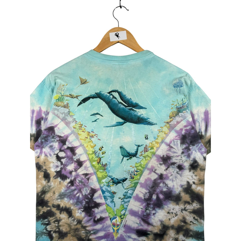Vintage Liquid Blue Under Water AOP T-Shirt