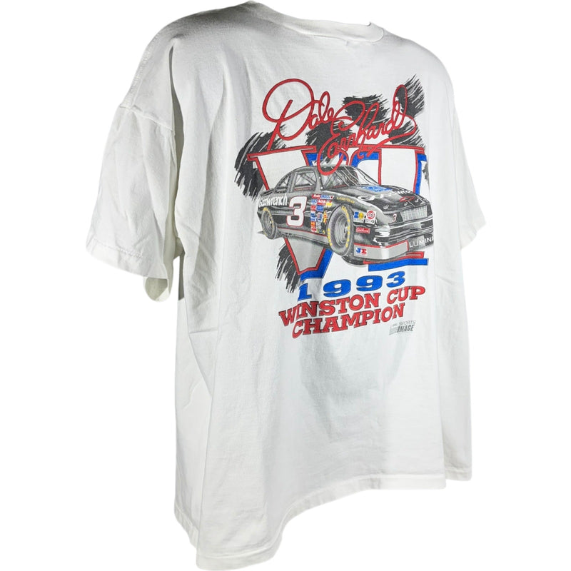 Vintage NASCAR Dale Earnhardt Winston Cup Champion Tee 1993