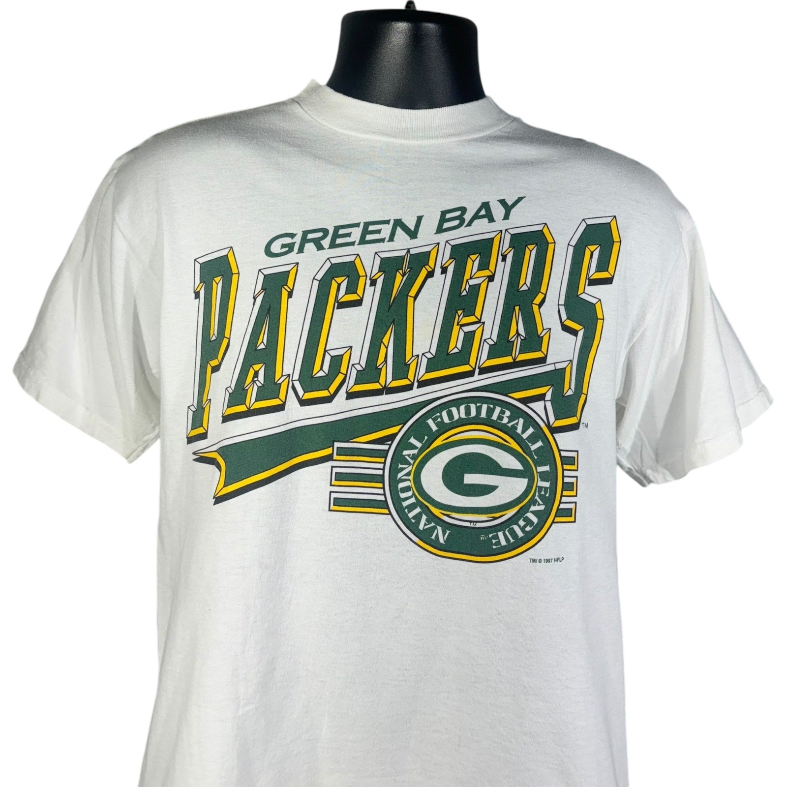 Vintage Green Bay Packers Logo NFL Tee 1997