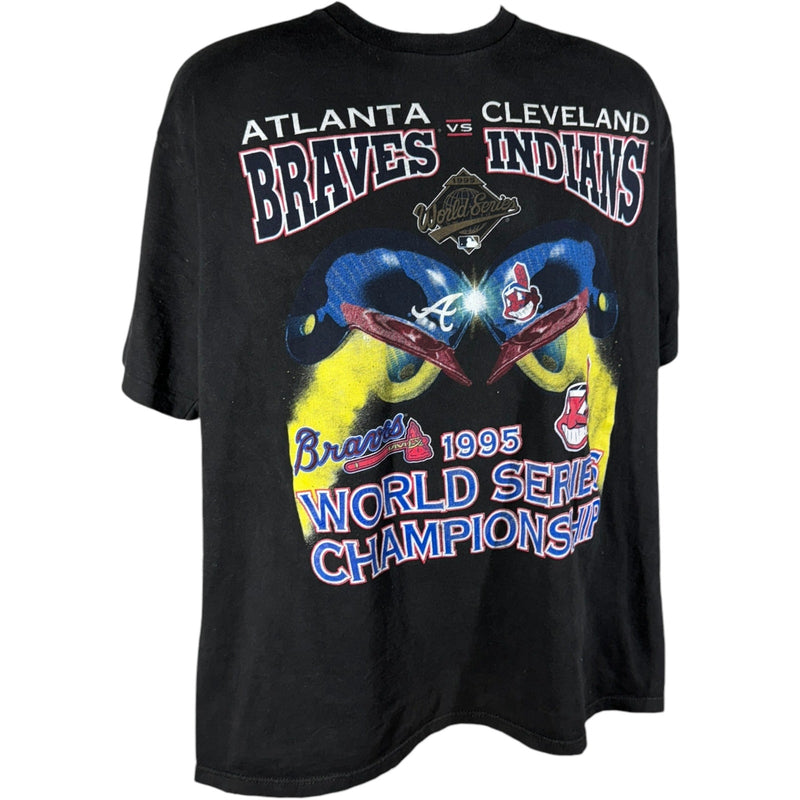 Vintage Starter Braves VS Indians World Series MLB Tee 1995