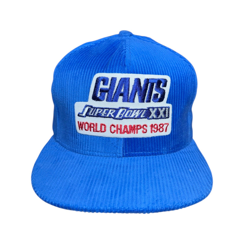 Vintage New York Giants NFL Corduroy Snapback Hat