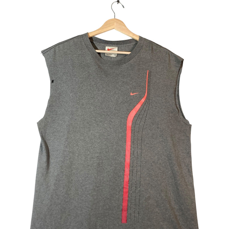 Vintage Nike Crewneck Muscle Sleeves Tank Top