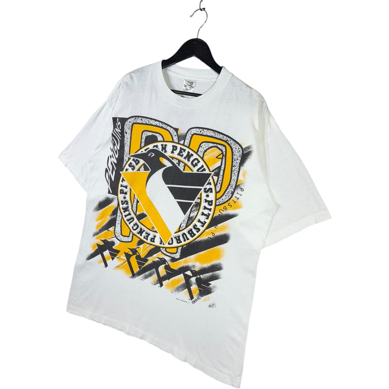 Vintage Pittsburgh Penguins Logo NHL T-Shirt 90s