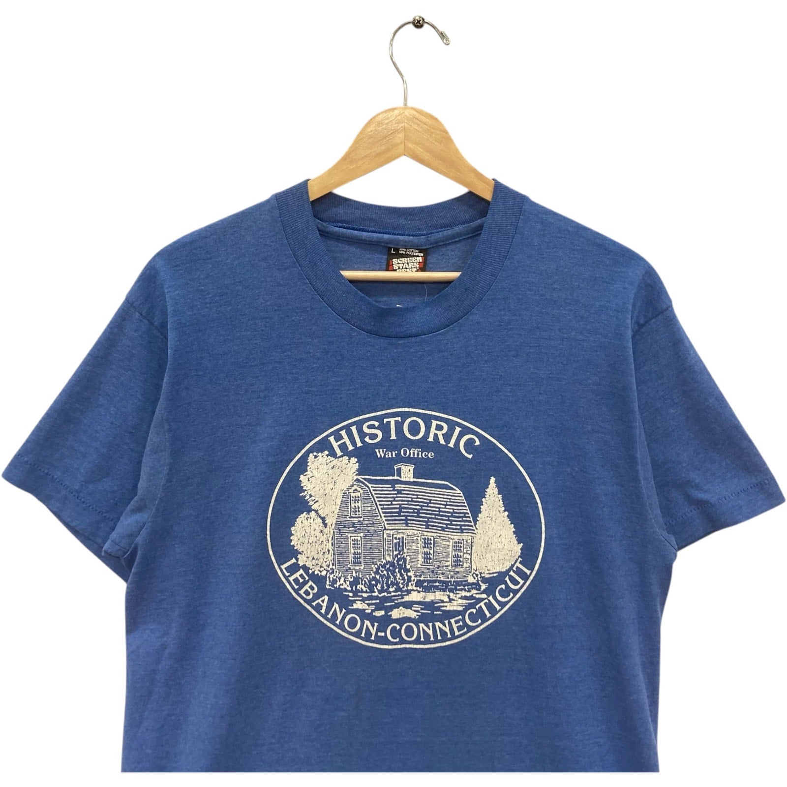 Vintage Historic Lebanon Connecticut War Office Tee