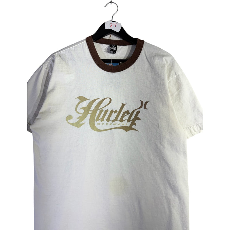 Vintage Hurley Spell Out Print T-Shirt
