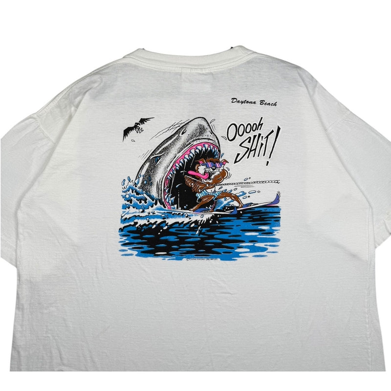 Vintage Daytona Beach Shark Attack Graphic T-Shirt
