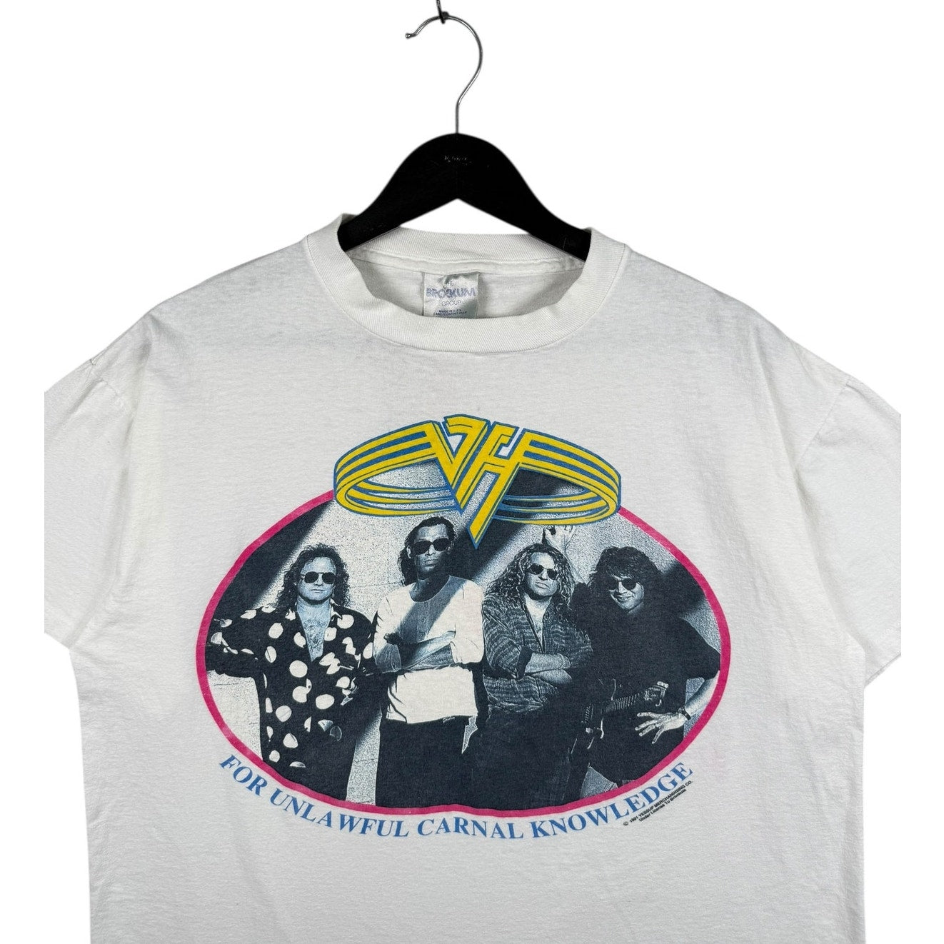 Vintage Van Halen Rock Band Graphic T-Shirt