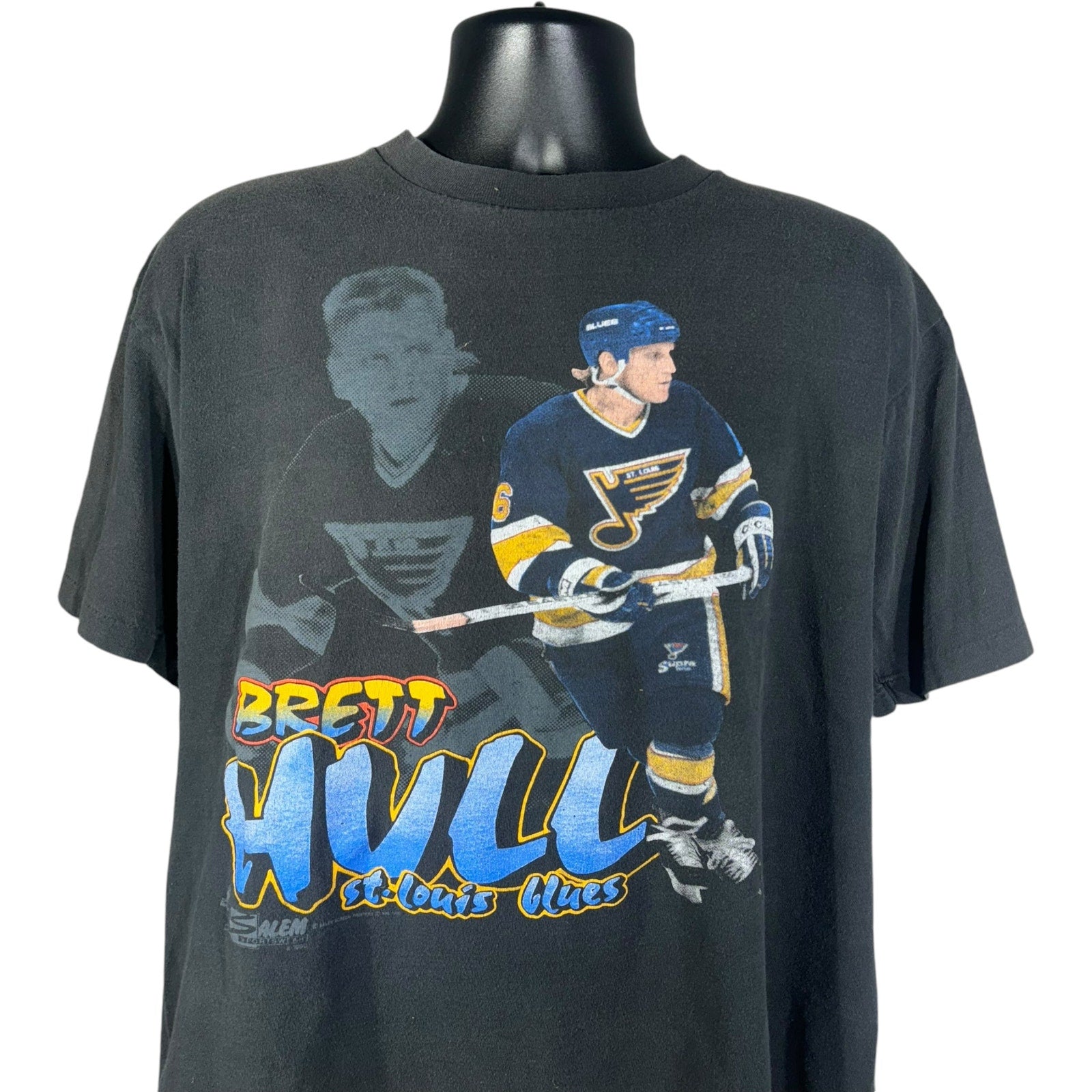 Vintage St. Louis Blues Brett Hull Player Tee