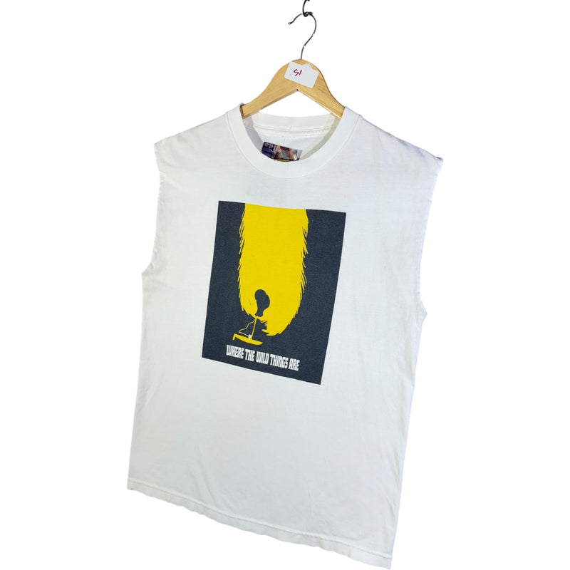 Vintage Graphic Print Muscle Sleeves Tank Top
