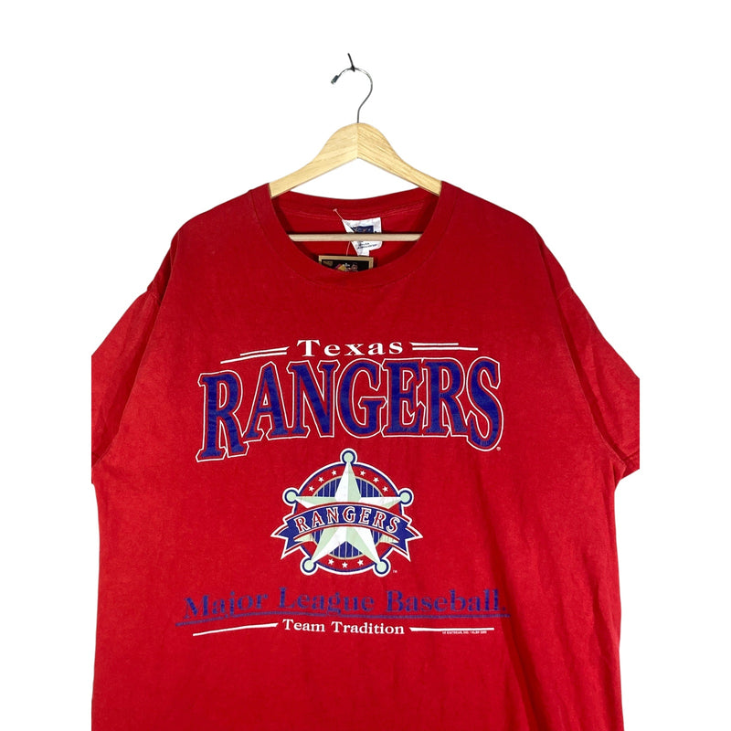 Vintage Texas Rangers Chest Spellout MLB T-Shirt