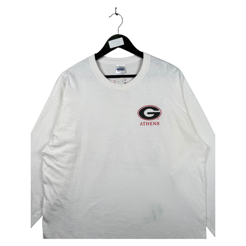Vintage Georgia Bulldogs Football Saturday In Athens Long Sleeve