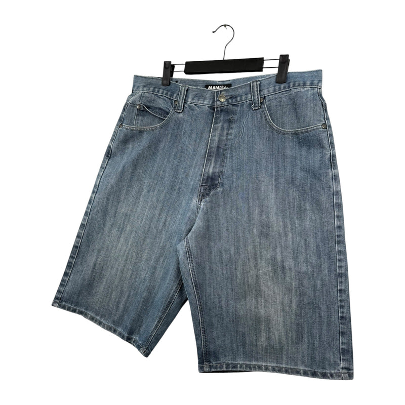 Vintage Man Alive Bermuda Denim Shorts 36