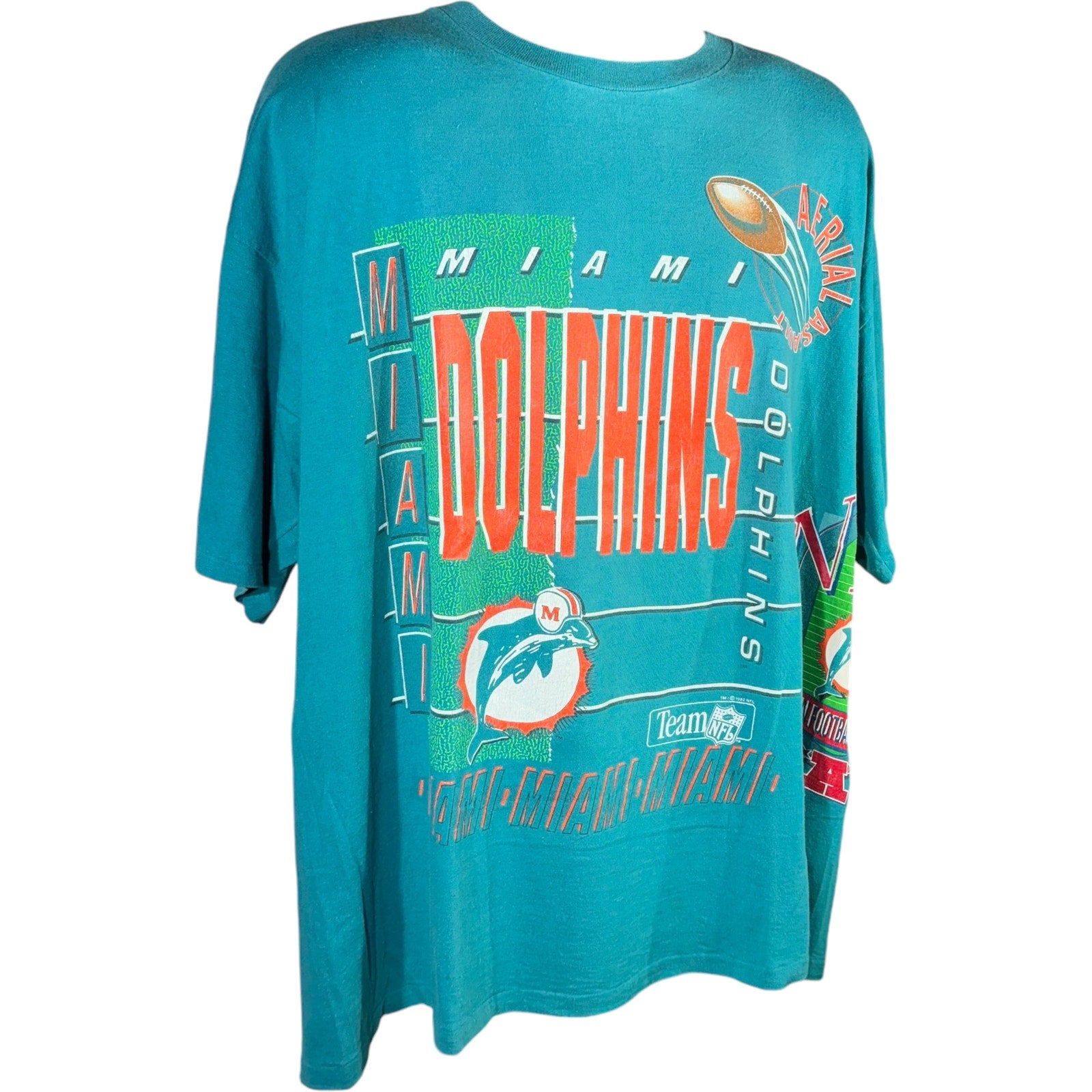 Vintage Miami Dolphins AOP Tee 90s