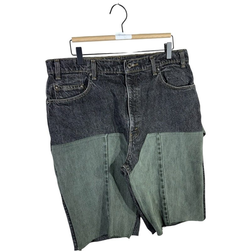 Vintage Levi's Cut & Sew Carpenter Denim Shorts 36