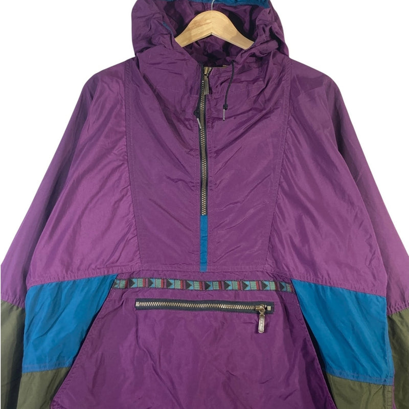 Vintage L.L. Bean Colorblock Anorak Light Jacket