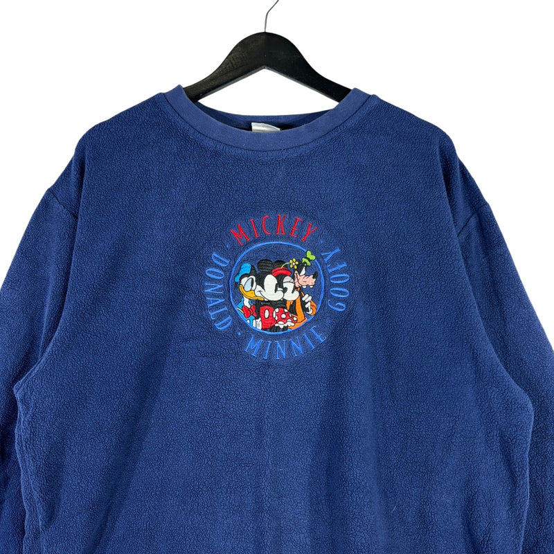 Vintage Disney "Mickey Minnie Donald Goofy" Characters Crewneck