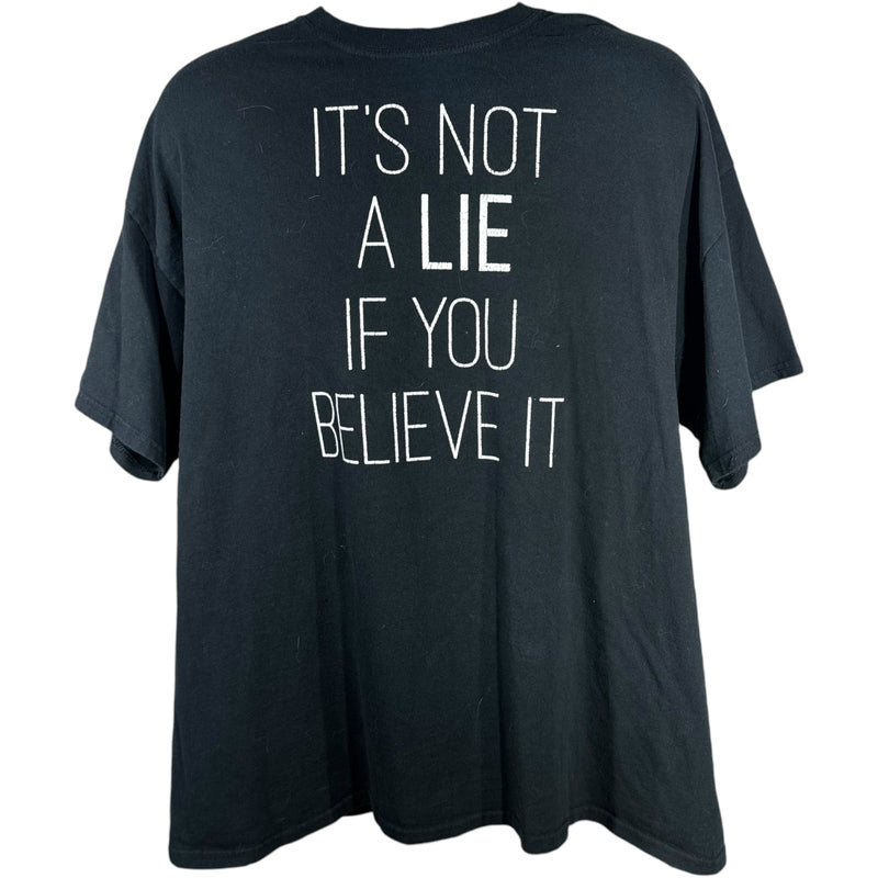 Vintage "It's Not A Lie If You Believe It" Quote Tee