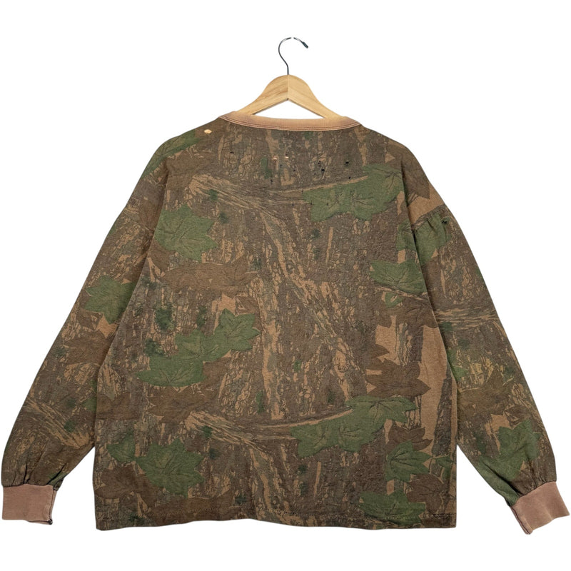 Vintage Distressed Camo Long Sleeve