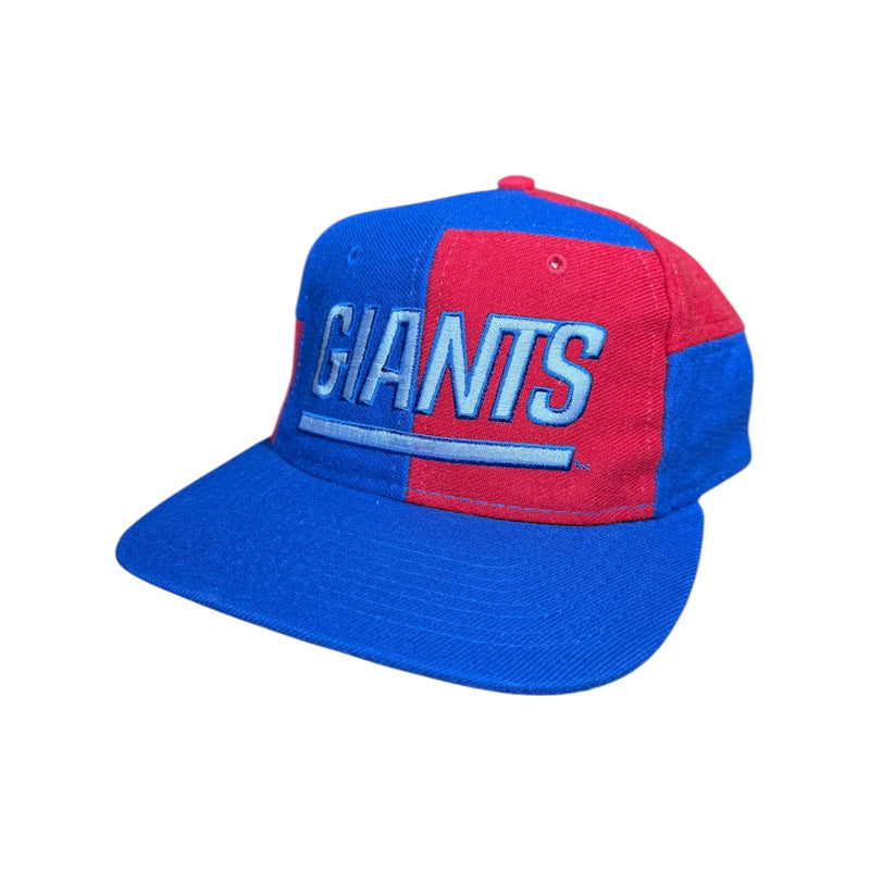 Vintage NFL New York Giants Colorblock Snapback Hat