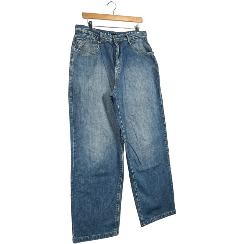 Vintage Phat Farm Embroidered Straight Leg Denim Jeans 36