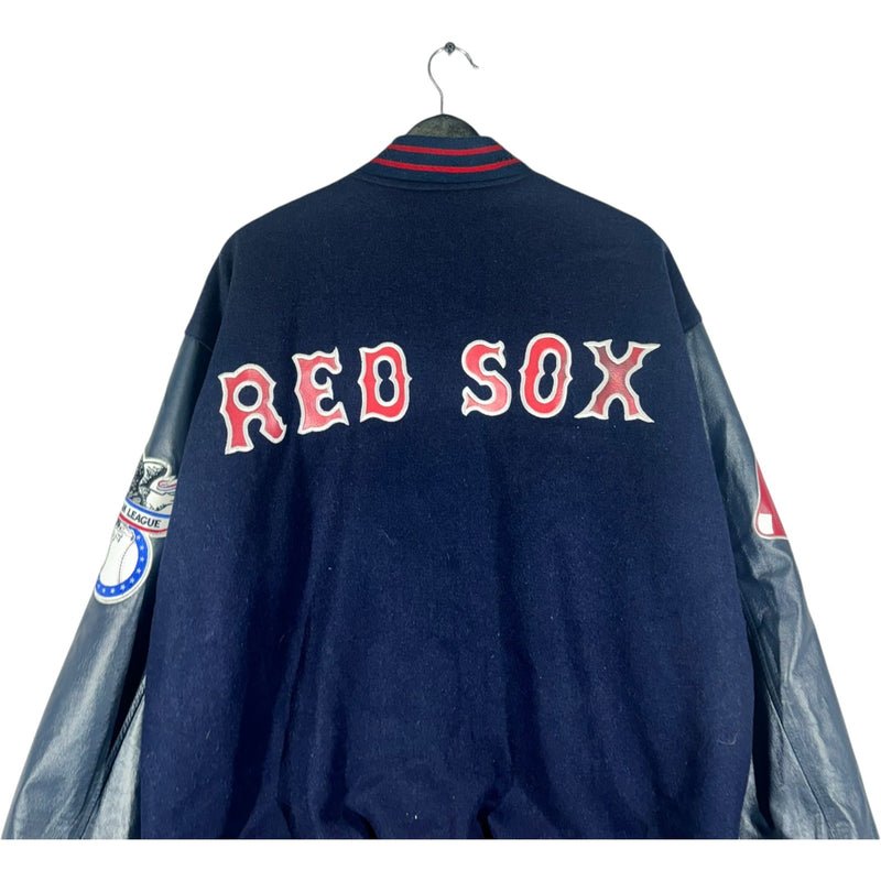 Vintage Jeff Hamilton Boston Red Sox Reversible Varsity Jacket