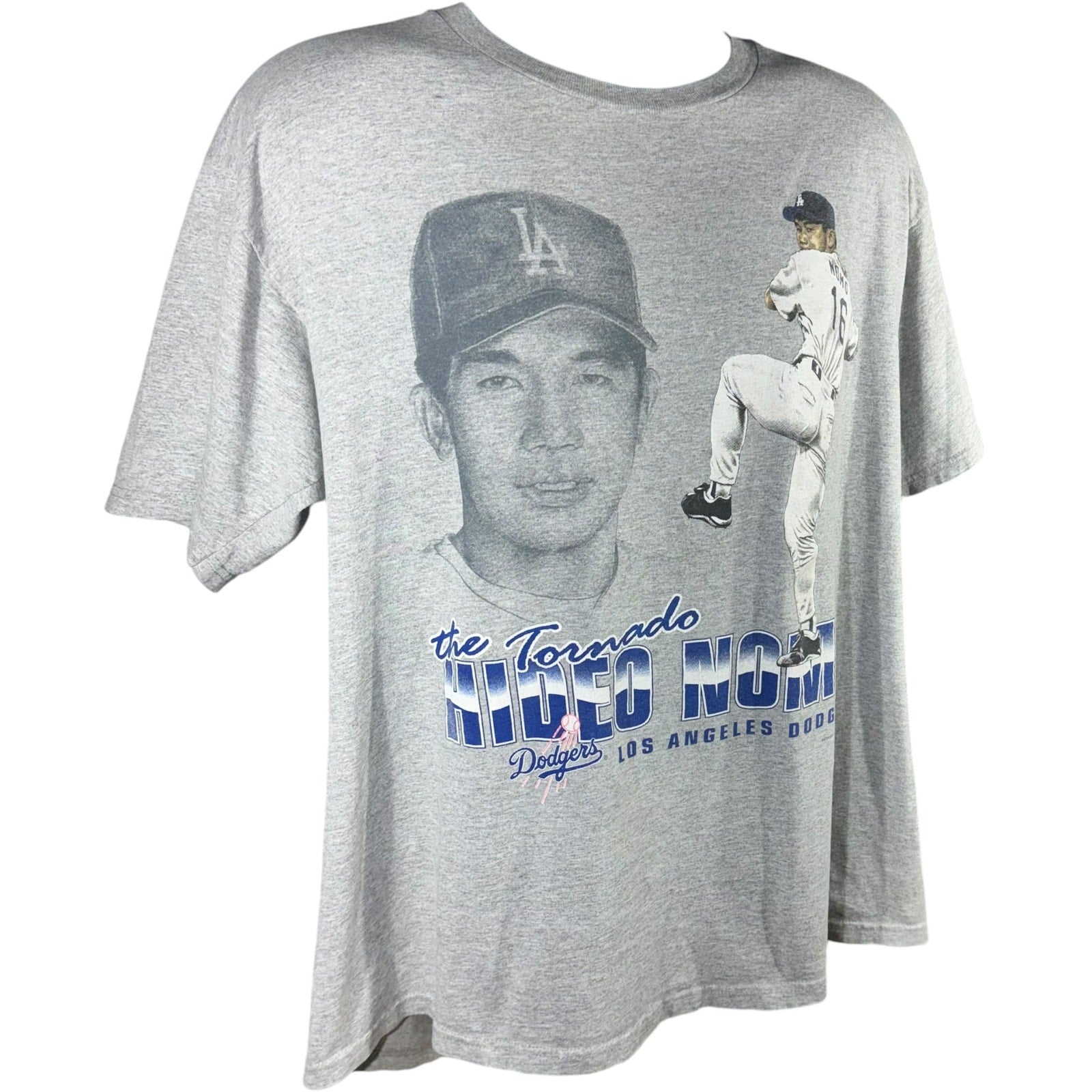 Vintage Los Angeles Dodgers Hideo Nomo "The Tornado" Tee