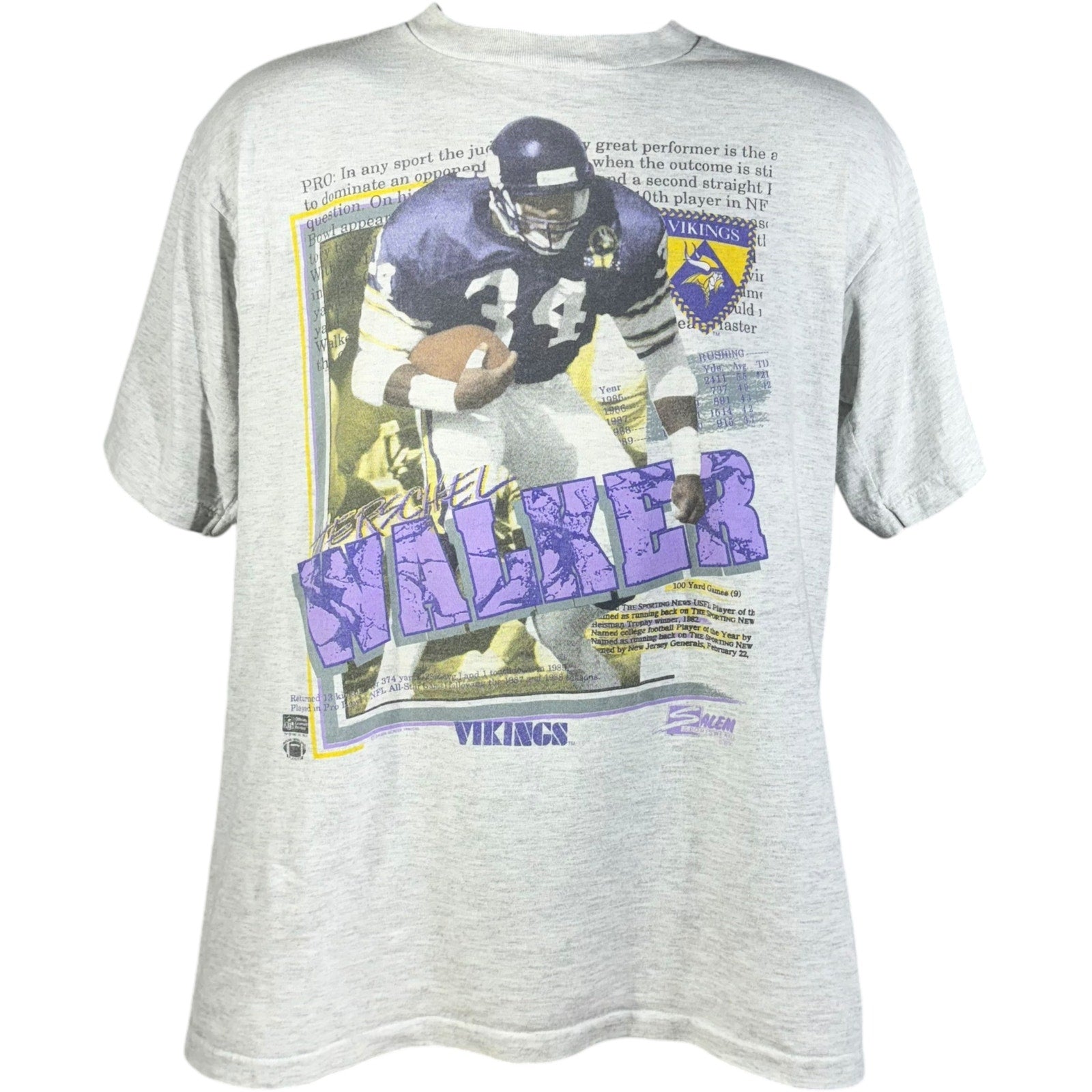 Vintage Salem NFL Minnesota Vikings Herschel Walker Tee