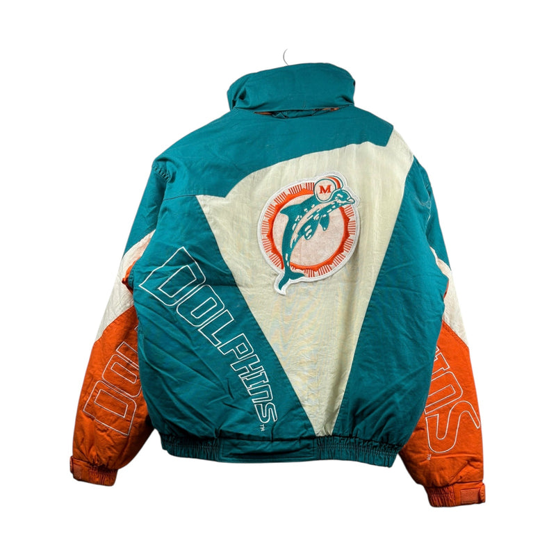 Vintage NFL Triple F.A.T. Goose Miami Dolphins Puffer Jacket