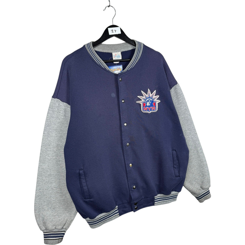 Vintage Majestic New York Rangers NHL Varsity Jacket