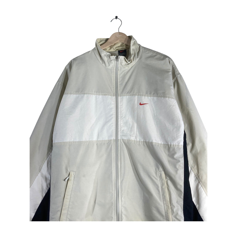 Vintage Nike Swoosh Colorblock Full Zip Windbreaker