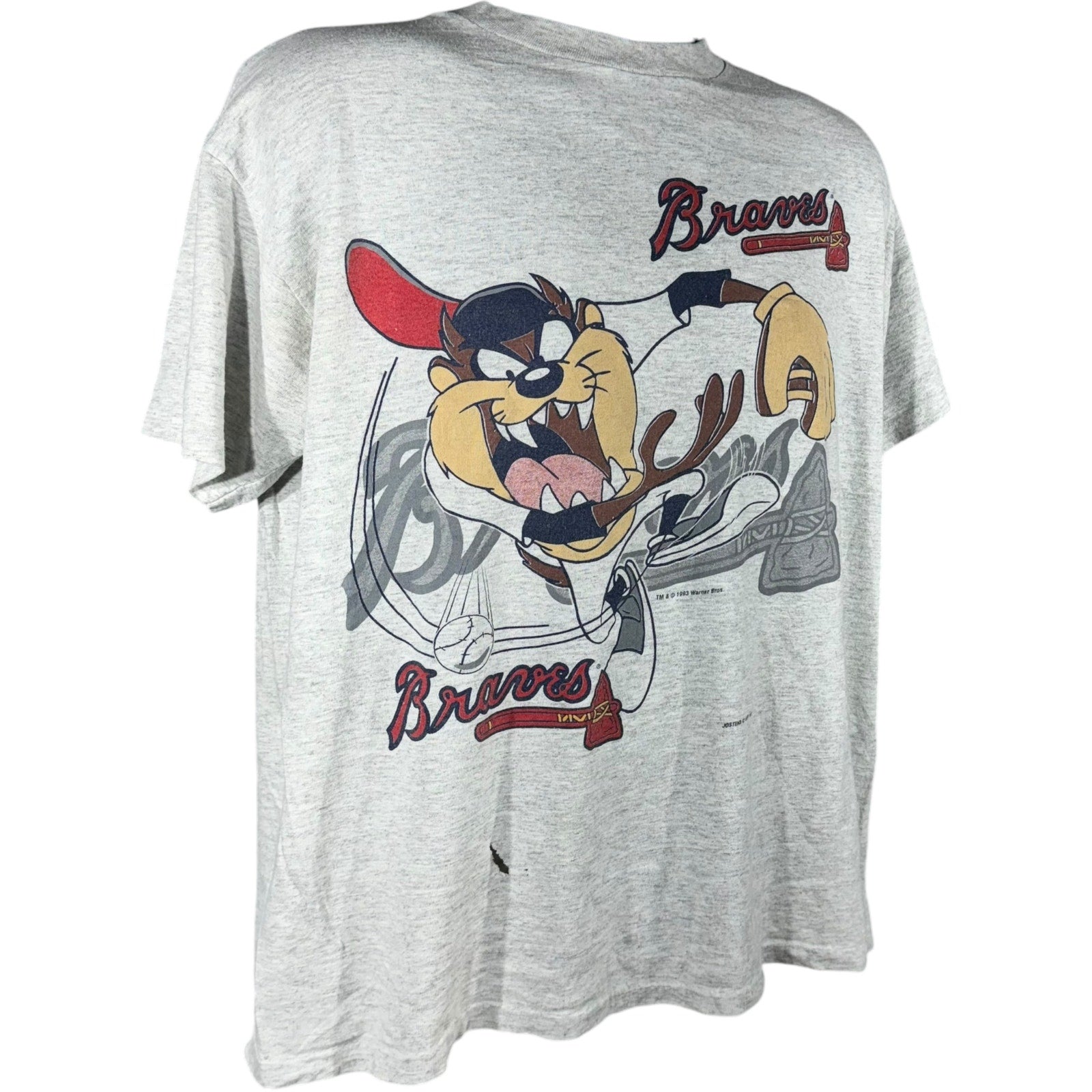 Vintage Atlanta Braves Looney Tunes Taz Tee