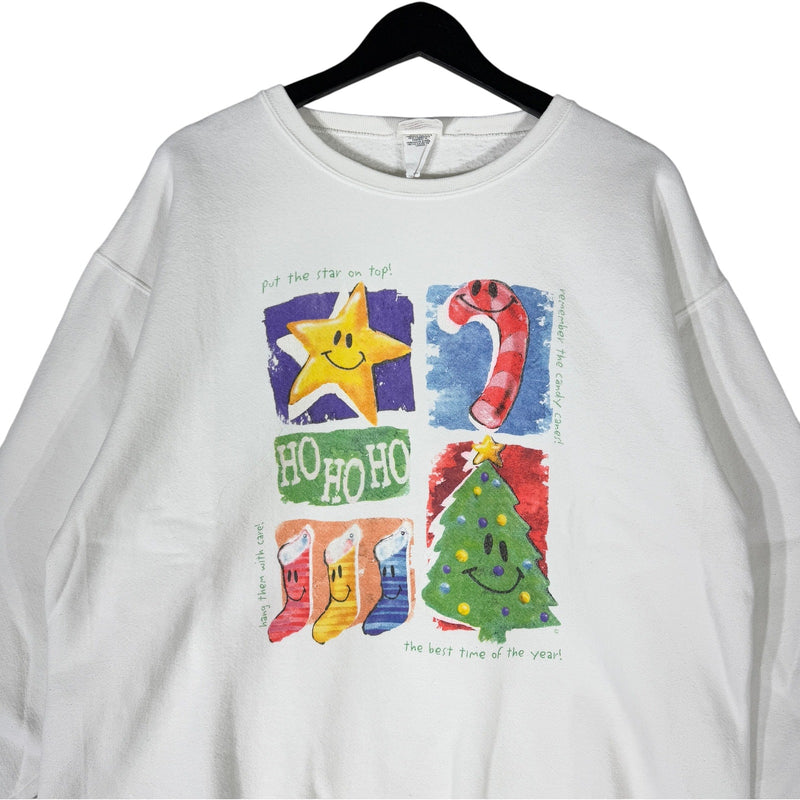 Vintage Christmas Graphic Quotes Crewneck