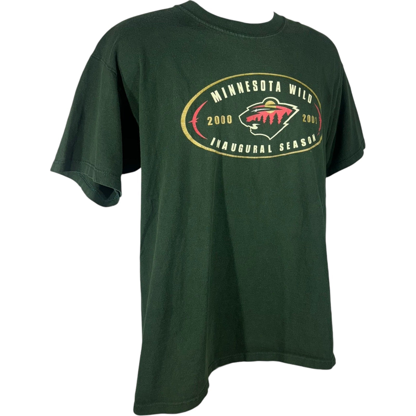 Vintage Minnesota Wild Inaugural Season NHL Tee '00-'01