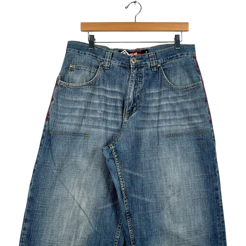 Vintage Bone NY Wide Leg Denim Jeans M