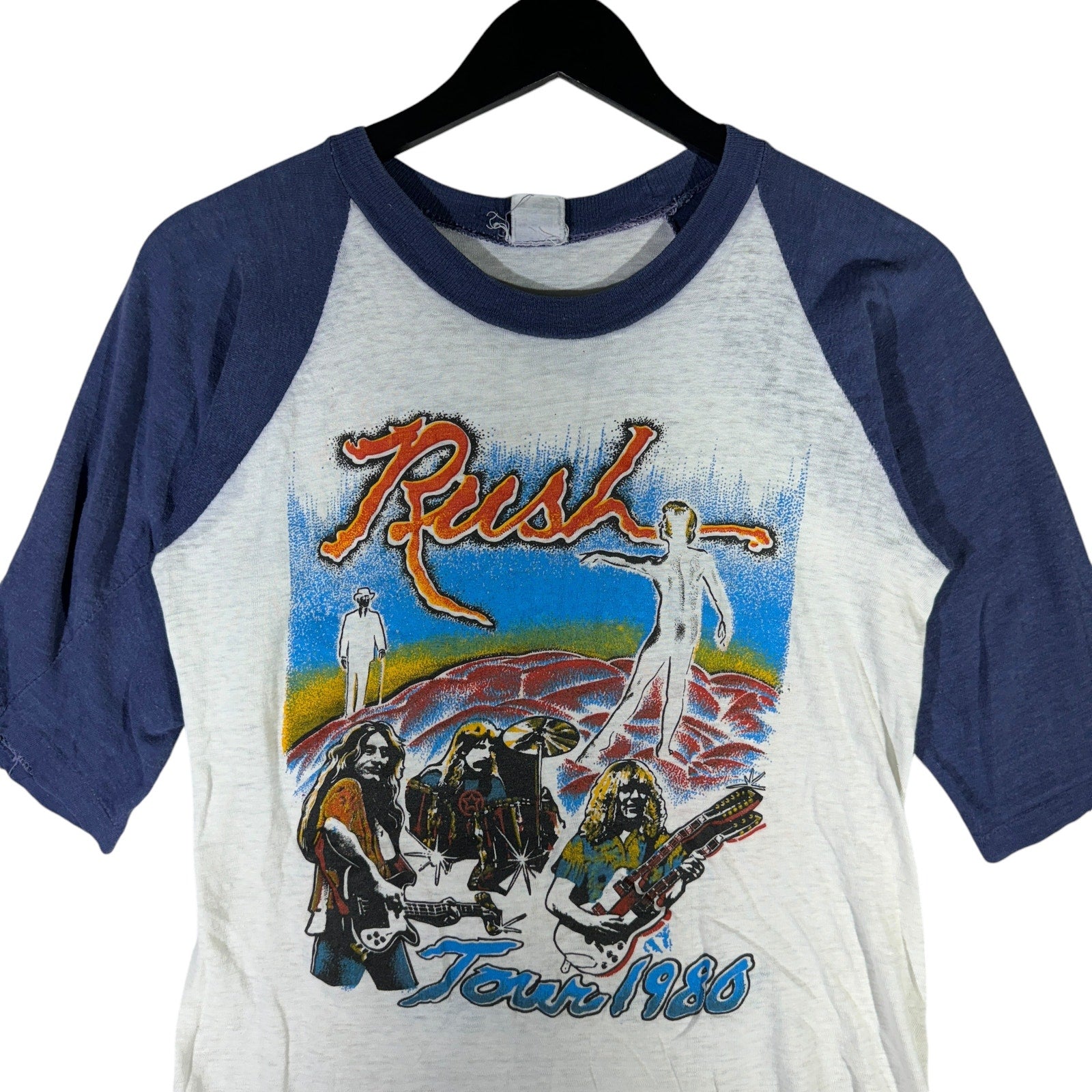 Vintage Rush 1980 Tour Raglan Long Sleeve