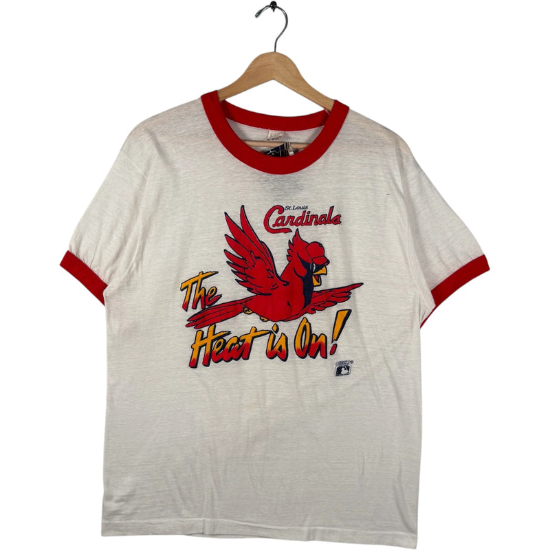 Vintage St. Louis Cardinals"The Heat Is On" MLB Ringer Tee 80s