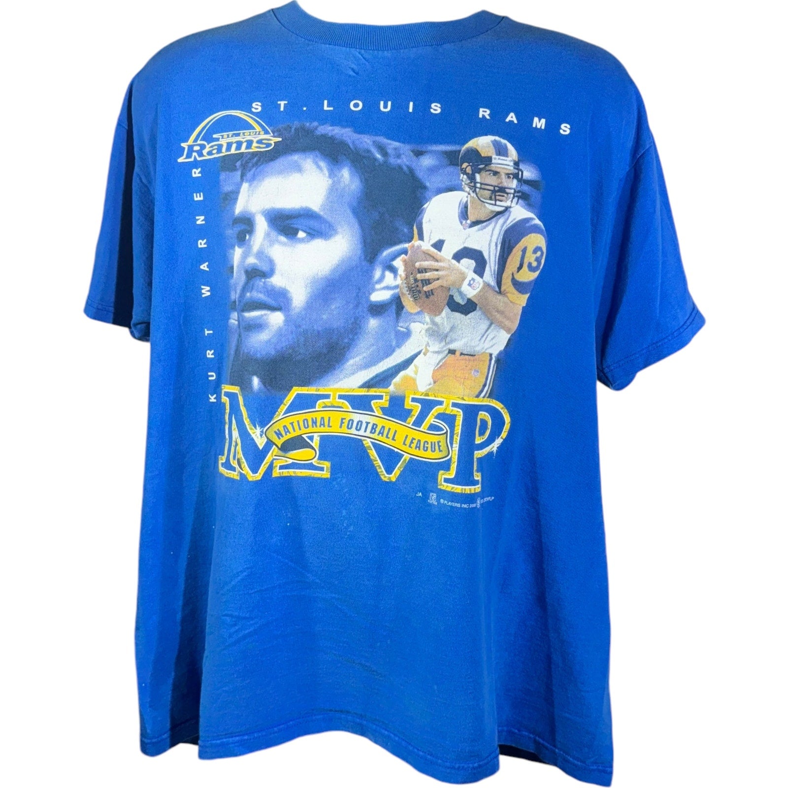 Vintage NFL St. Louis Rams Kurt Warner Tee