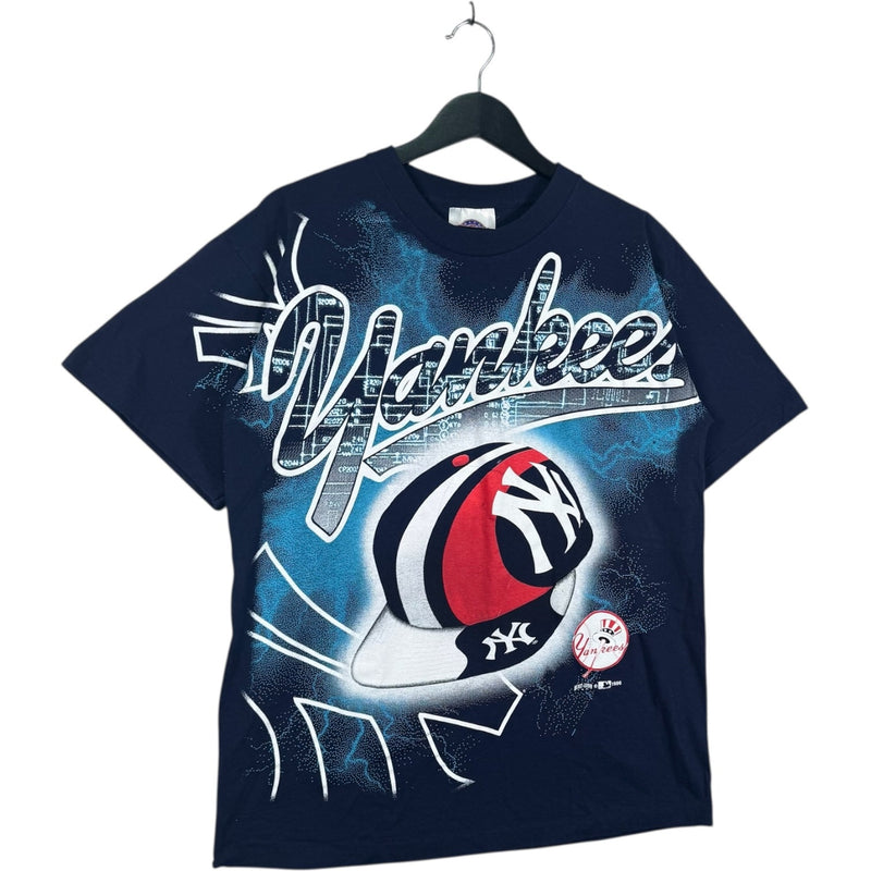 Vintage New York Yankees Lightning Hat AOP Tee