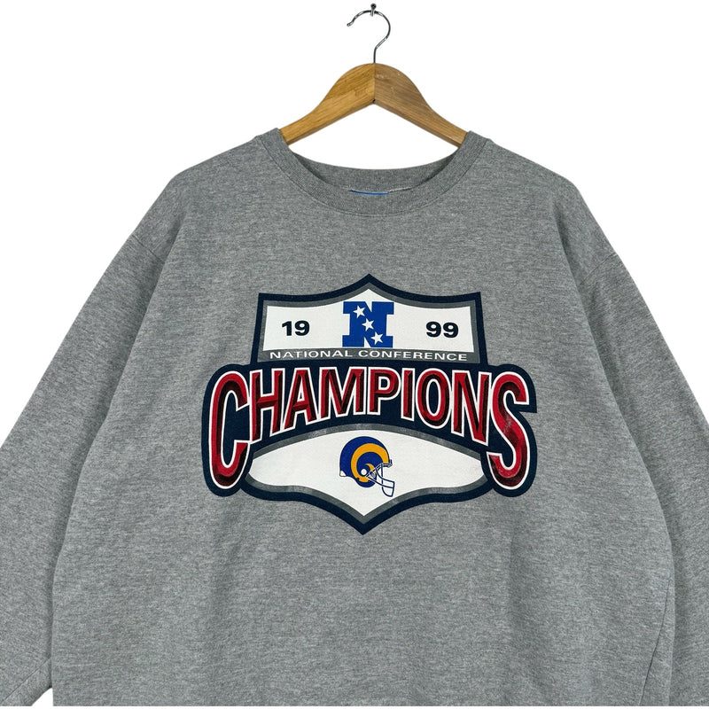 Vintage Los Angeles Rams NFC Champions Crewneck 1999