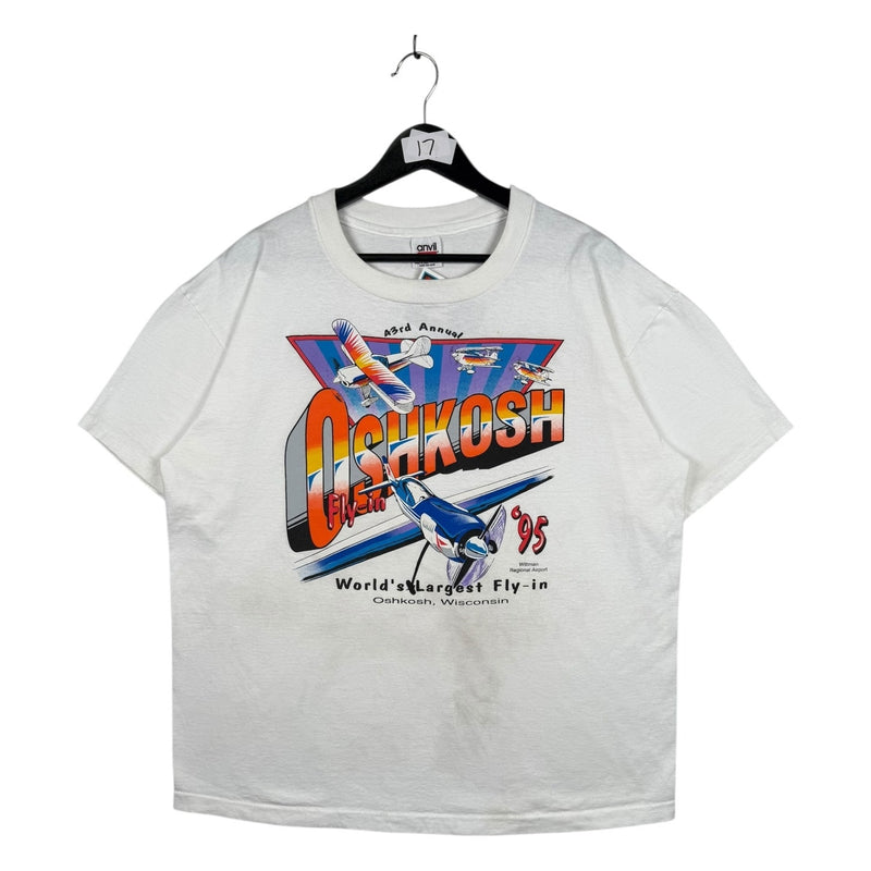 Vintage Oshkosh Aviation Airshow Graphic T-Shirt