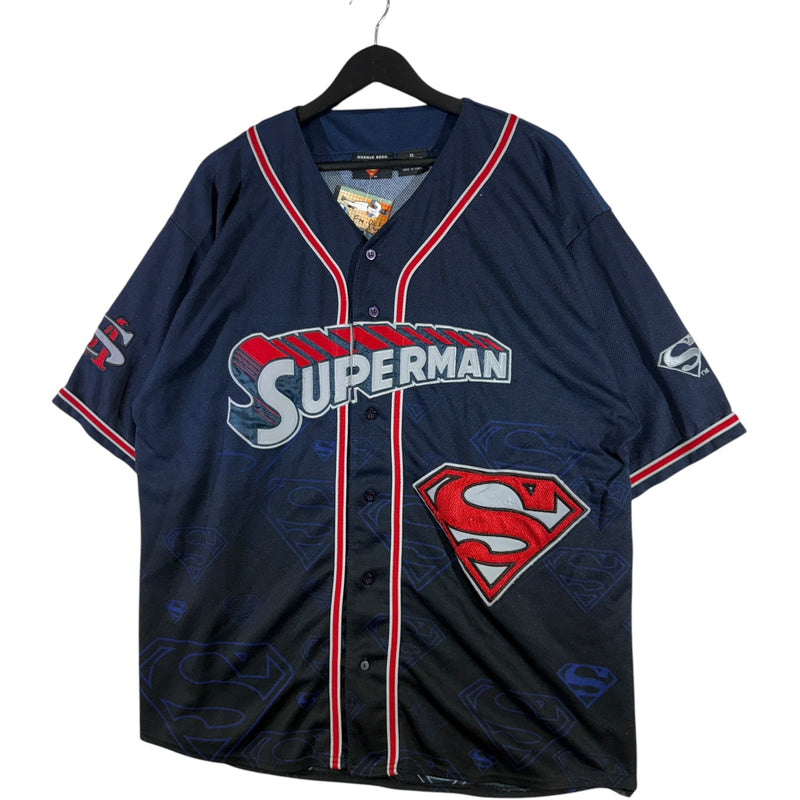 Vintage Warner Bros. Superman #1 Baseball Movie Jersey
