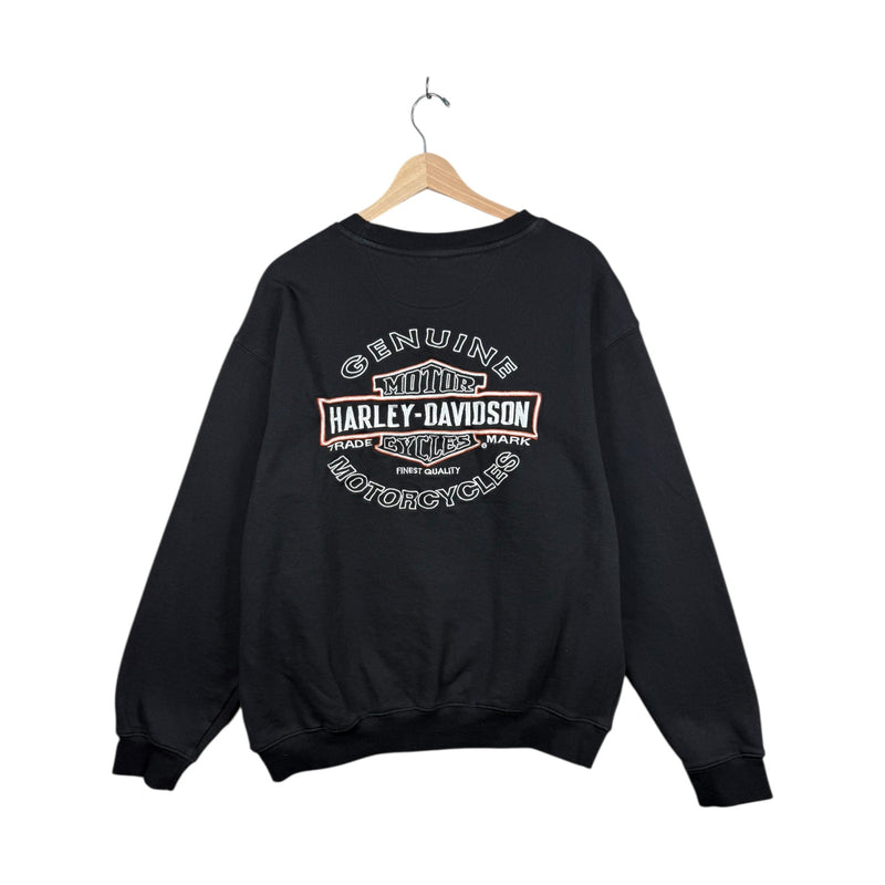 Vintage Harley Davidson Genuine Embroidered Crewneck